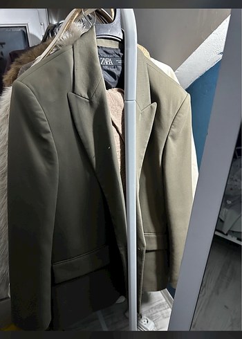 Haki Kadın Blazer - Görsel 4