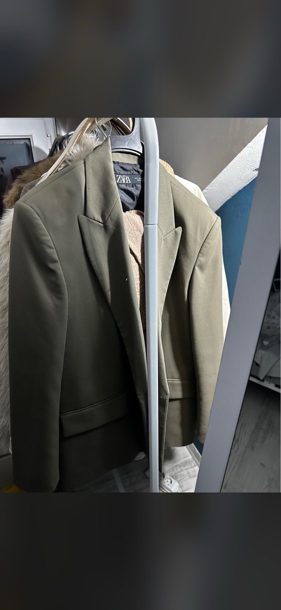 Haki Kadın Blazer - Görsel 4