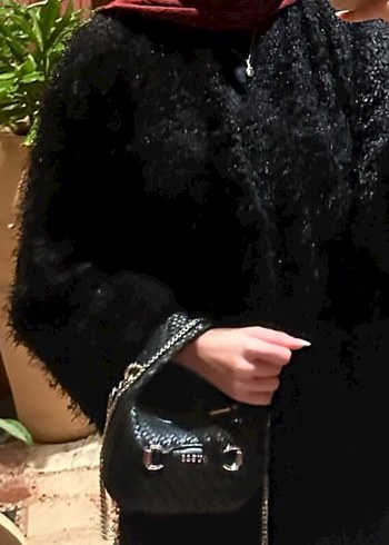 Siyah Deri Zincir Detaylı Guess Çanta - Görsel 3