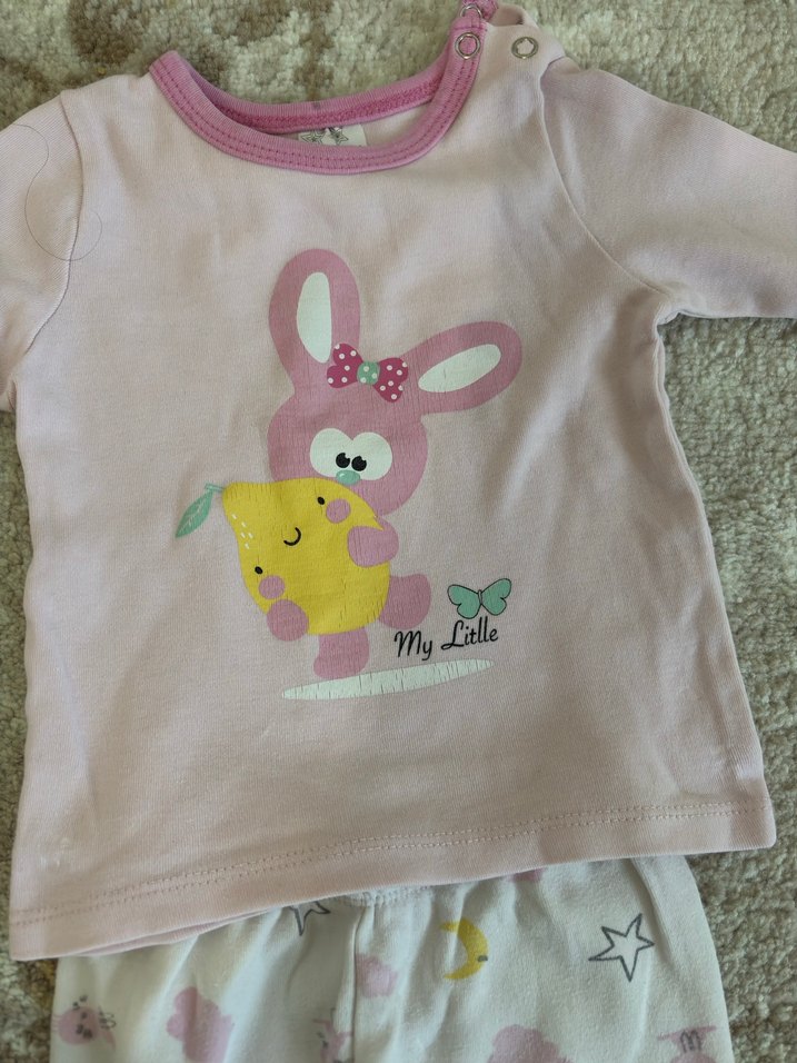 Kız Bebek Örme Uzun Kollu Takım - Görsel 3