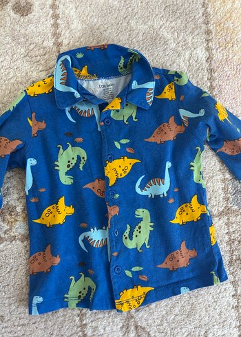 Renkli Baskılı Erkek Çocuk Polar Gömlek - Görsel 2