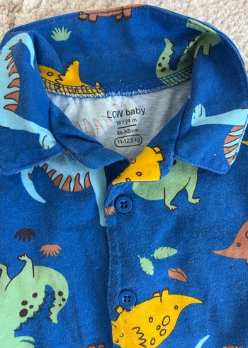 Renkli Baskılı Erkek Çocuk Polar Gömlek - Görsel 3