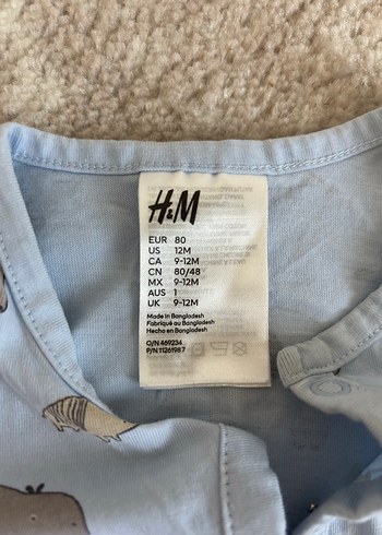 Uzun Kollu Gri Erkek Bebek Tulum - Görsel 3