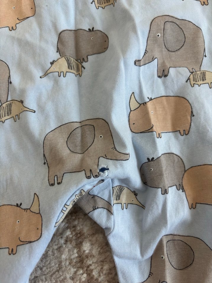 Uzun Kollu Gri Erkek Bebek Tulum - Görsel 2