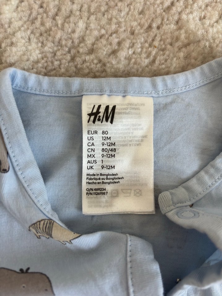 Uzun Kollu Gri Erkek Bebek Tulum - Görsel 3