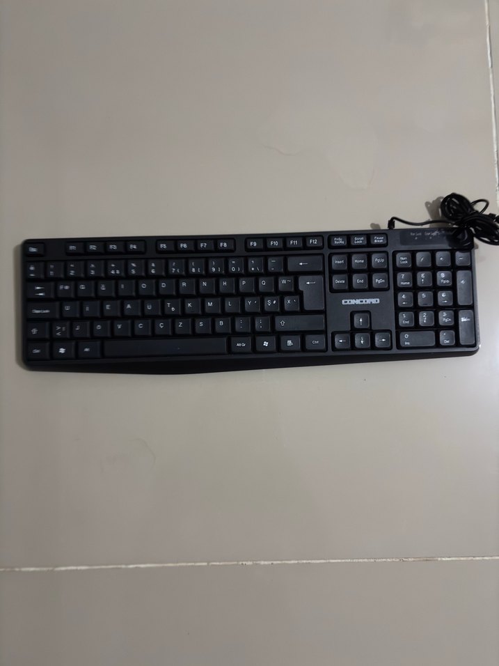 Kablolu Siyah Klasik Klavye - Görsel 2