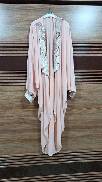 Payetli abaya 