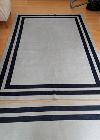 2 adet 4 m2 Gri Çizgili Modern Halı - Görsel 7