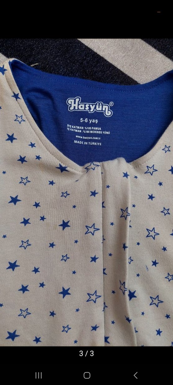 Çocuk Yün Uyku Tulumu - Görsel 3