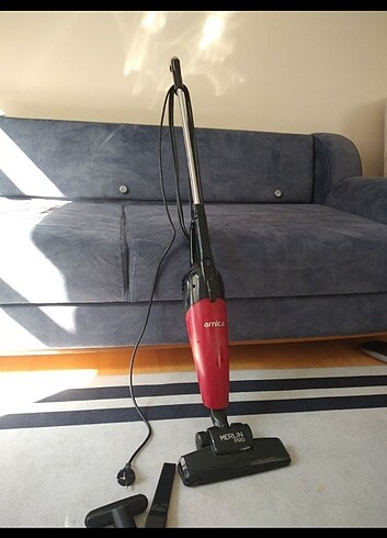 Anirca Merlin Pro Dik Süpürge Kırmızı  - Görsel 2