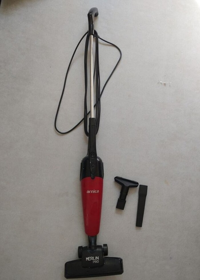 Anirca Merlin Pro Dik Süpürge Kırmızı  - Görsel 3