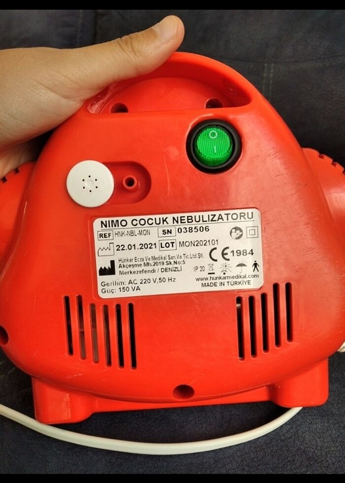 Nimo Çocuk Nebülizatörü - Görsel 3