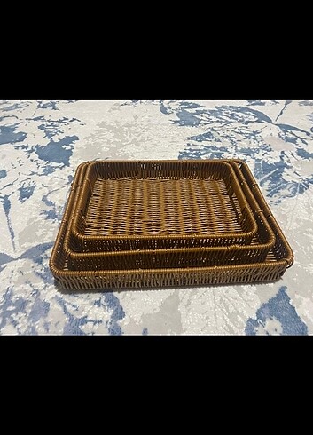 Hasır Üçlü Tepsi  - Görsel 6