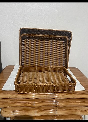 Hasır Üçlü Tepsi  - Görsel 7