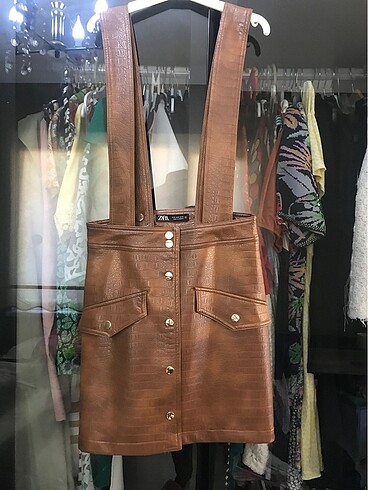 Zara Deri Etek Slopet Tulum