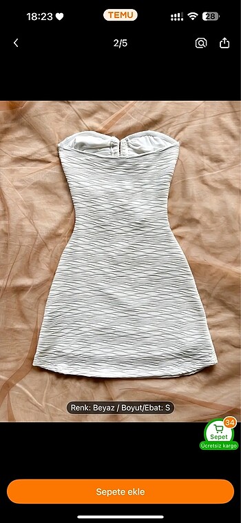Zara Mini Elbise