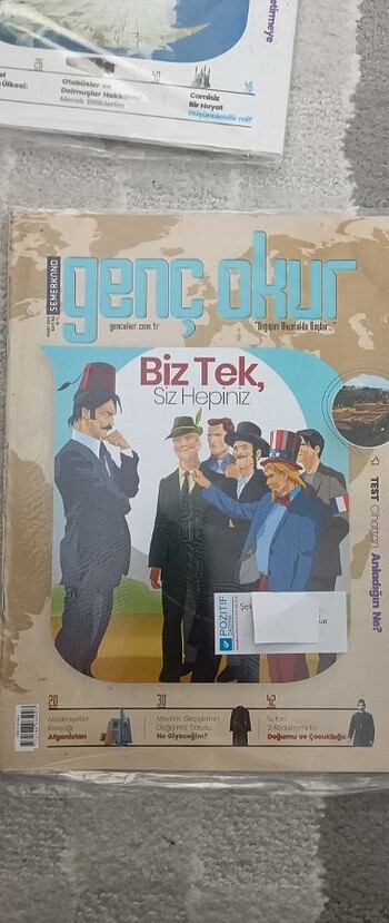 2018 yılına ait (ocak-şubat-mart) 3 adet genç olur dergisi