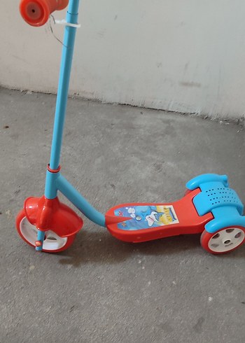 Renkli Mavi Çocuk Scooter'ı