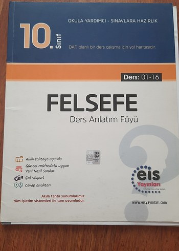 10. Sınıf Felsefe Ders Anlatım Föyü