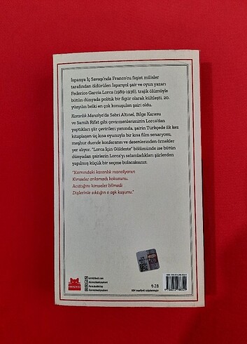 Karanlık Manolya - Federico G. Lorca - Görsel 2