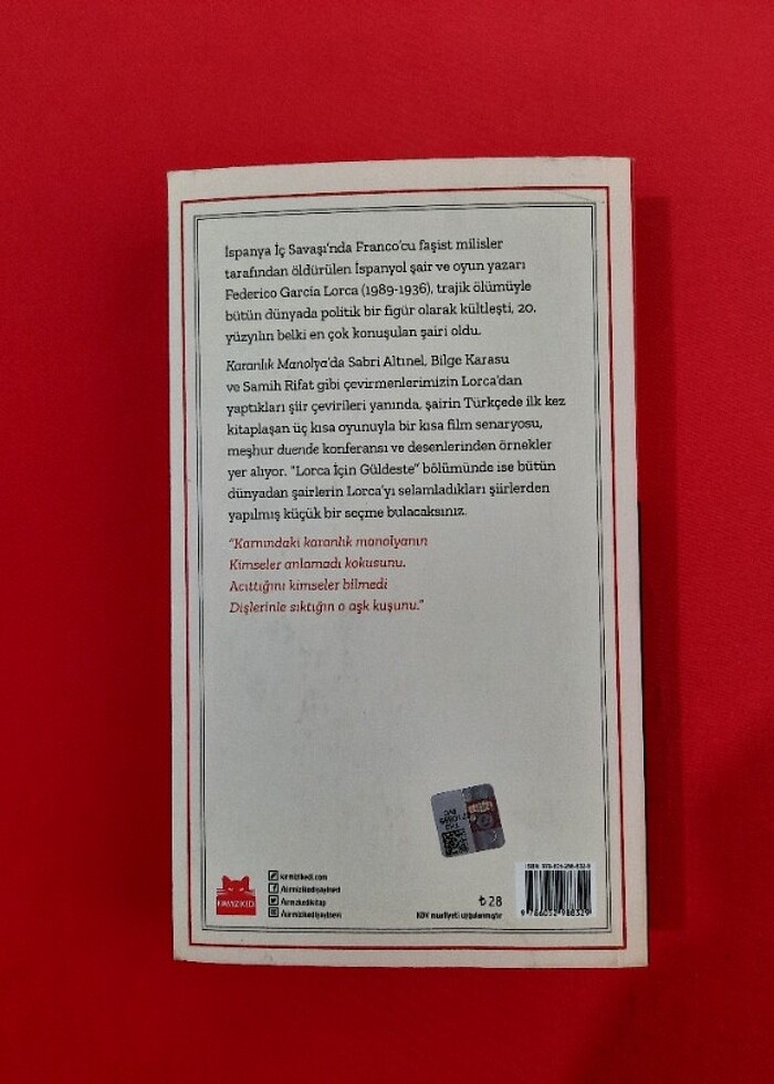 Karanlık Manolya - Federico G. Lorca - Görsel 2