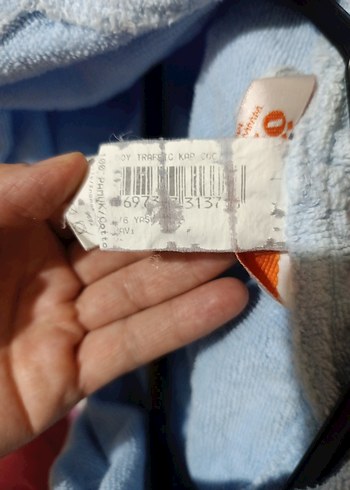 Özdilek Pastel Mavi Erkek Çocuk Bornoz - Görsel 4