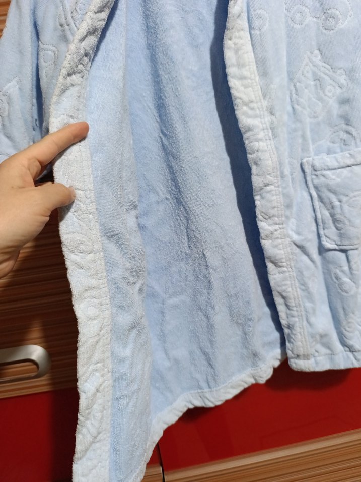 Özdilek Pastel Mavi Erkek Çocuk Bornoz - Görsel 2