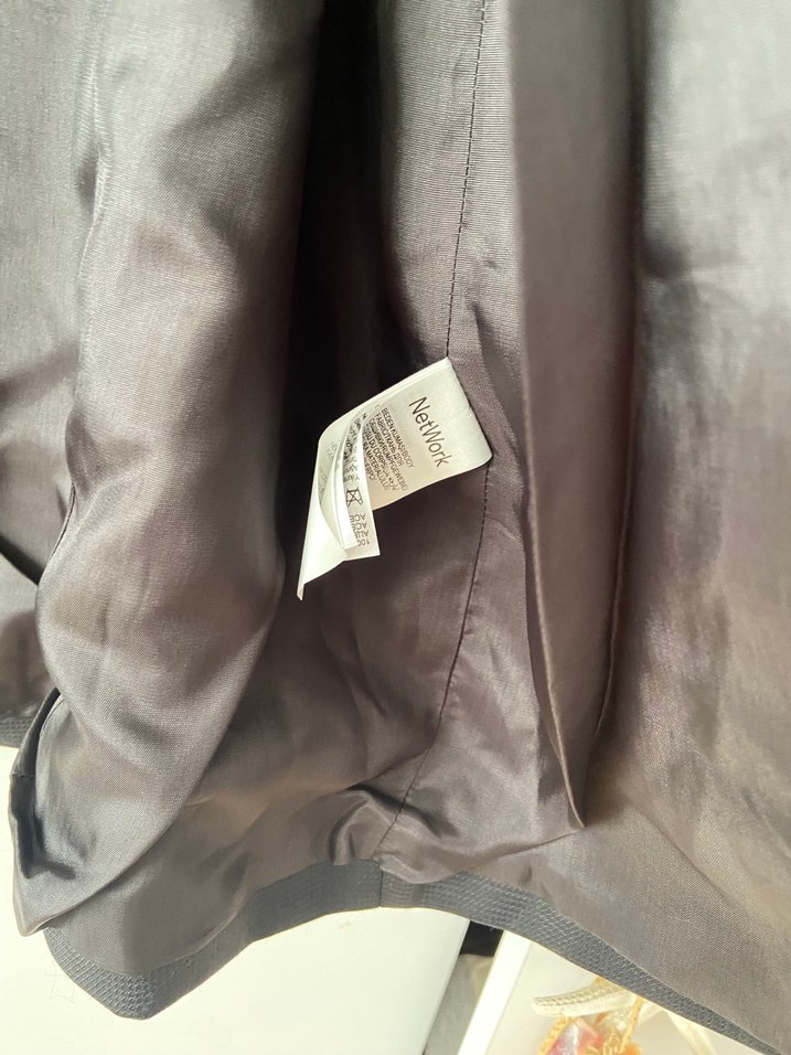 Network Siyah Kadın Düğmeli Blazer Ceket - Görsel 3