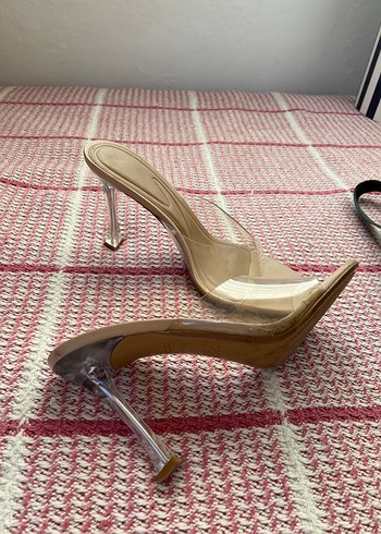 Zara Şeffaf Topuklu Terlik - Görsel 5