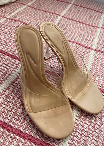 Zara Şeffaf Topuklu Terlik - Görsel 2