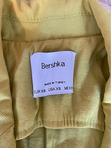 xs Beden Yelek elbise bershka