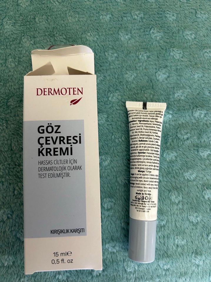 Dermoten Göz Çevresi Kremi 15 ml - Görsel 2