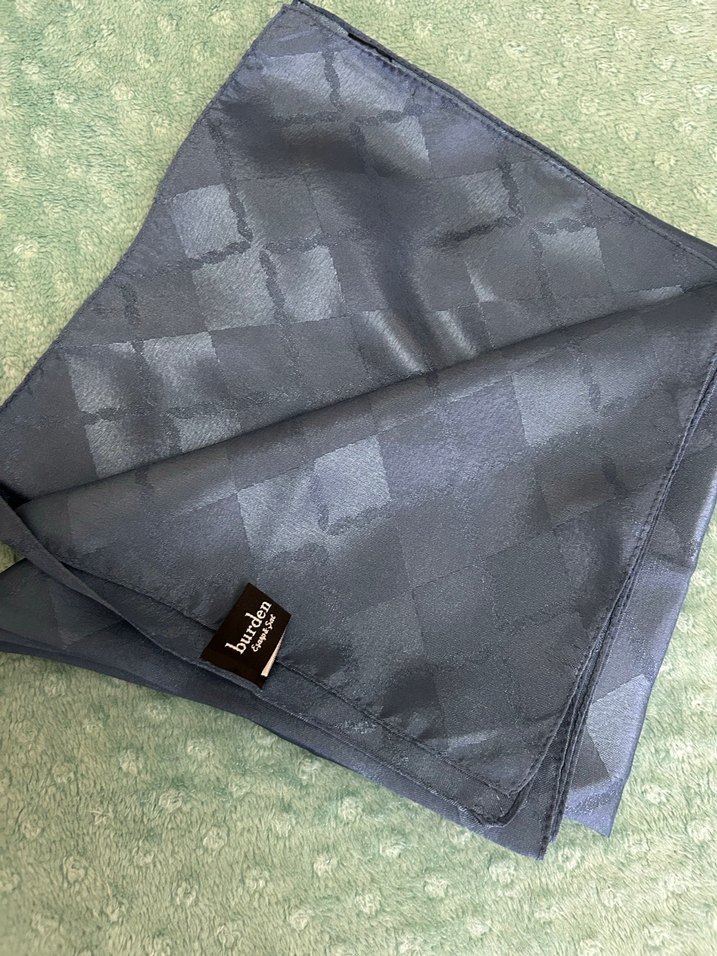 Kadın petrol mavisi Şal - Görsel 2