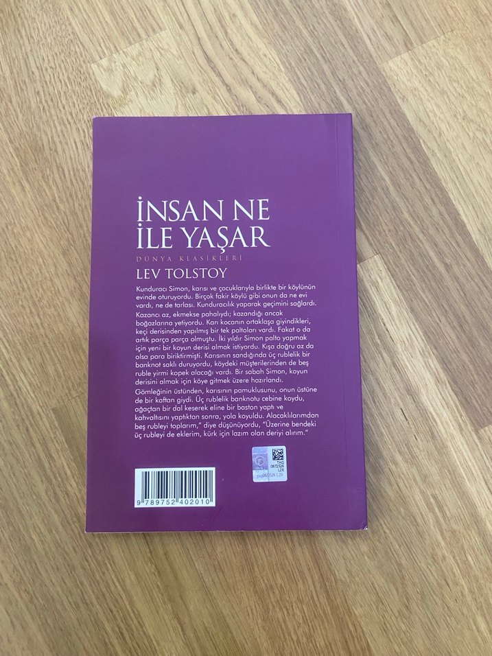Dünya klasikleri kitabı Tolstoy - Görsel 2