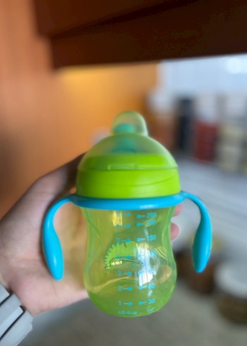 Chicco 200 ml Bebek Eğitim Bardağı Yeşil - Görsel 4