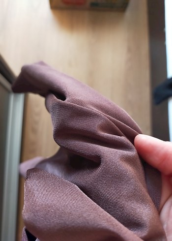 Tarçın rengi, parlak Kadın Tayt - Görsel 3