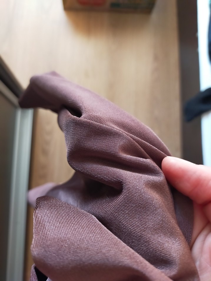 Tarçın  rengi, parlak Kadın Tayt - Görsel 3