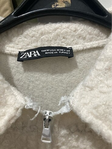 m Beden Zara buklet fermuarlı ceket