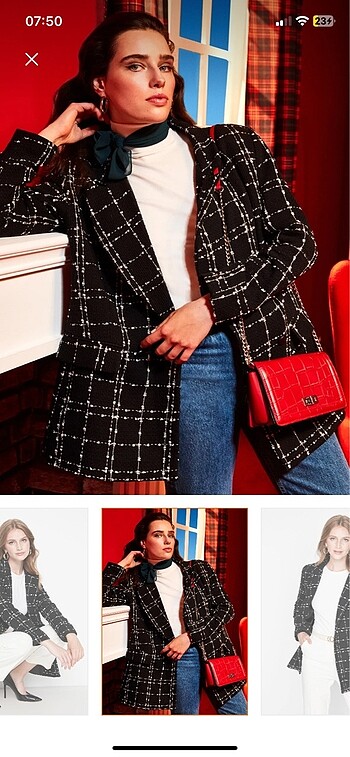 Tüvit blazer ceket