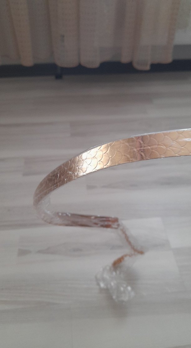 Altın Renk Yılan Desenli Zincir Detaylı kemer - Görsel 2