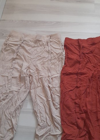 Bohem Salaş Midi Keten Pantolon - Görsel 2