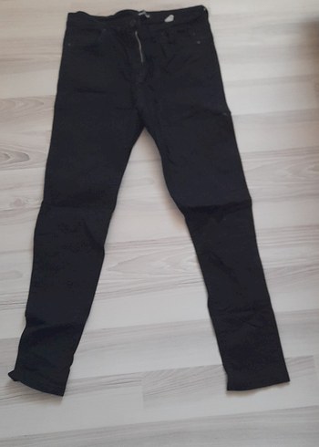 Erkek Siyah Denim Pantolon