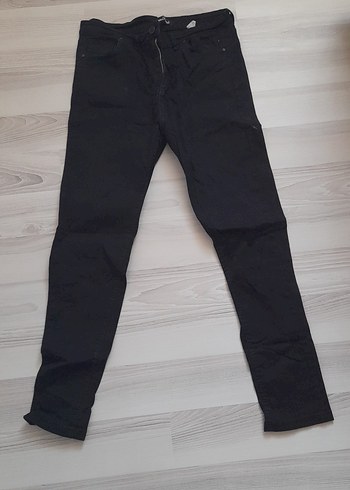 Diğer Erkek Siyah Denim Pantolon