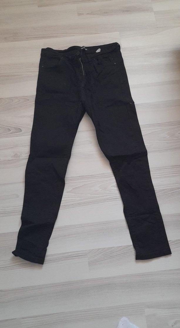 Erkek Siyah  Denim Pantolon - Görsel 2