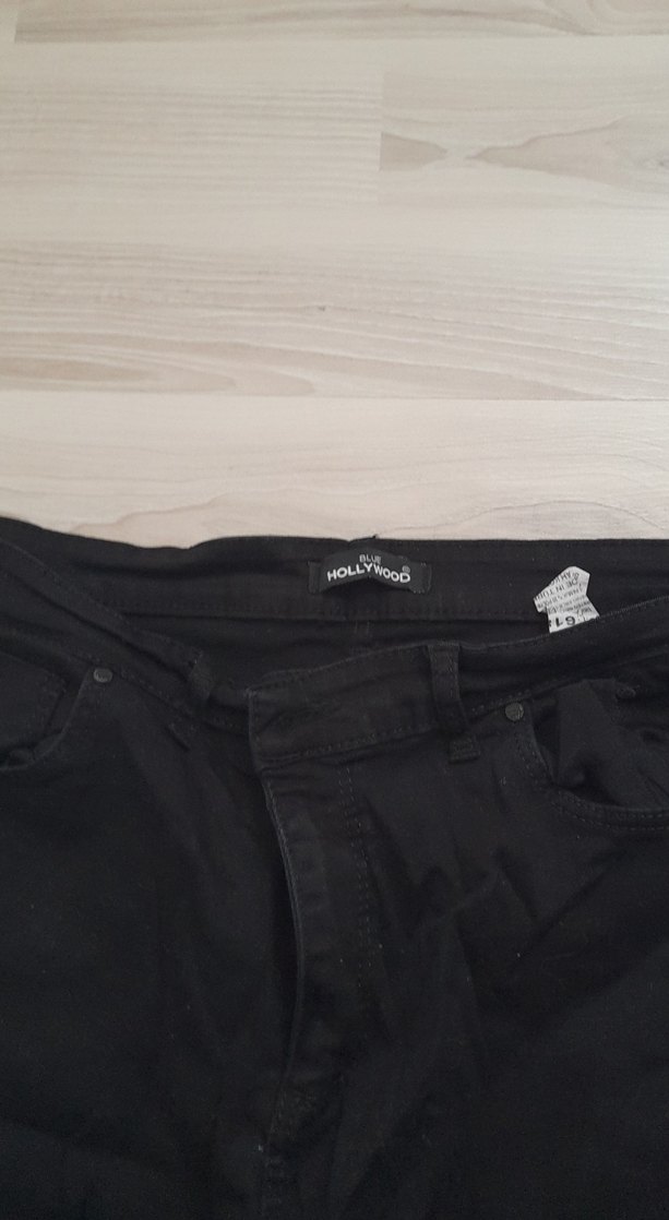 Erkek Siyah  Denim Pantolon - Görsel 4