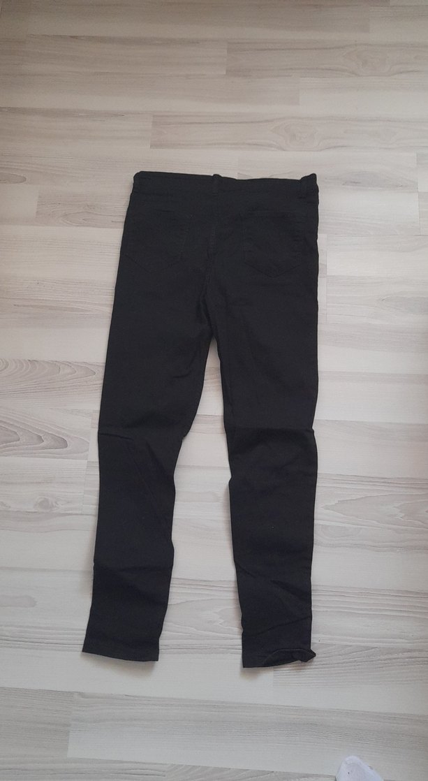 Erkek Siyah  Denim Pantolon - Görsel 5