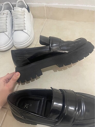 38 Beden siyah Renk Zara Loafer / Makosen Ayakkabı