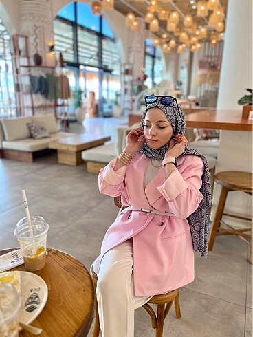 m Beden pembe Renk Blazer ceket
