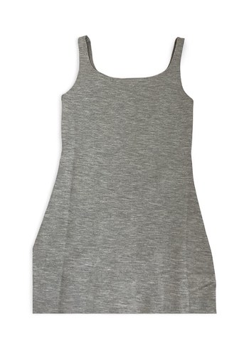 Zara Zara Gri Uzun Basic Elbise