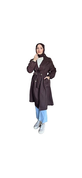 Butigo Kol düğmeli Trençkot